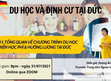 Hội thảo Du học, làm việc và định cư tại Đức (31/07)